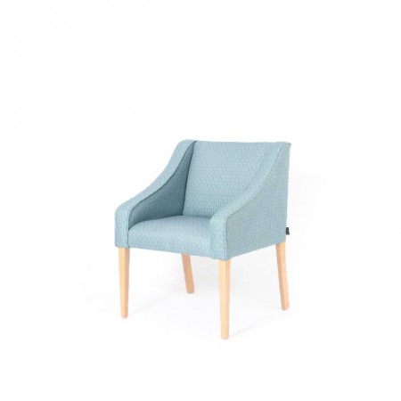 Rathlin hotel tub chair in blue fabric