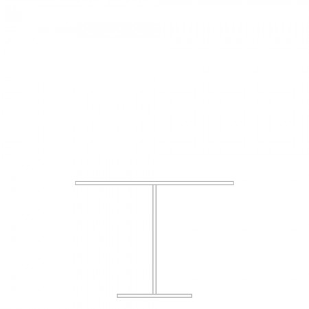 Pedestal dining table, D end