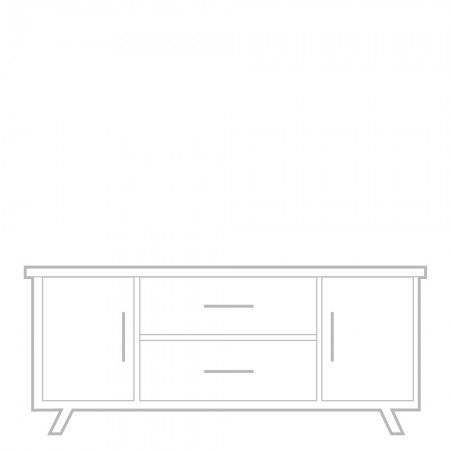 Manhattan Sideboard, low, 2 drawer