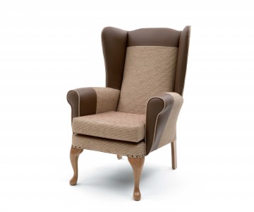 Care Home Furniture - The highly Successful Alexander Lounge Chair Now Available With A Higher Back