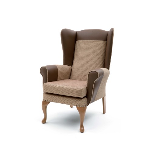 Care Home Furniture - The highly Successful Alexander Lounge Chair Now Available With A Higher Back