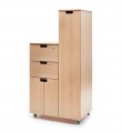 Bedside locker - flap, side door, drawer, cupboard