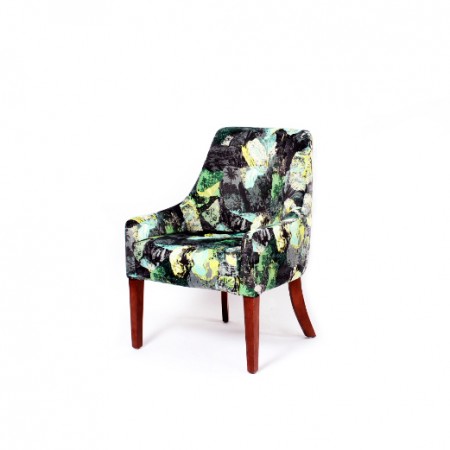 Rona tub chair for hotels, sports and social clubs and care homes - here in Panaz fabric